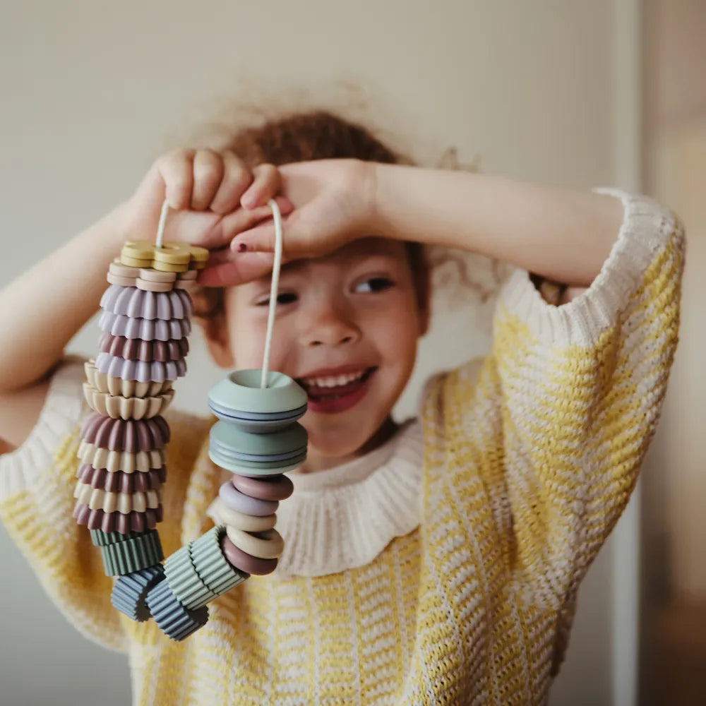 Mushie Bead Lacing Toy Set