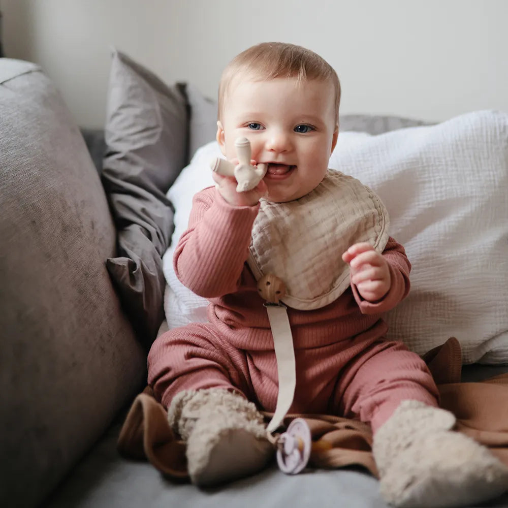 Mushie animal bite rings