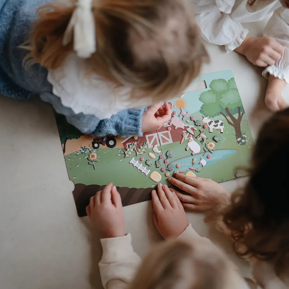 Mushie activity book with stickers