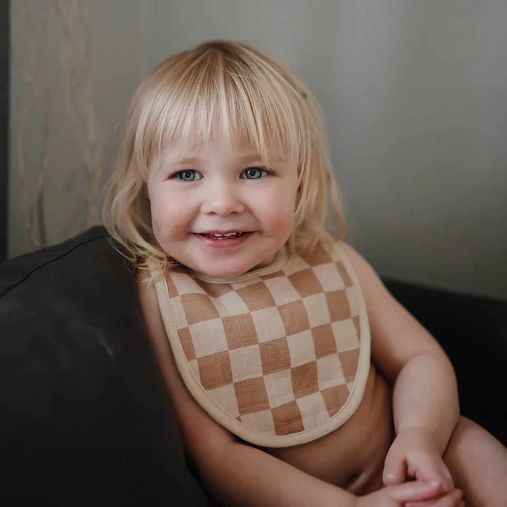 Mushie muslin bib - 2-pack