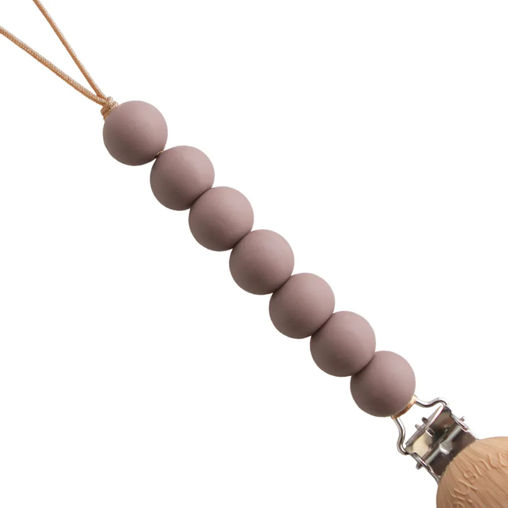 Mushie pacifier chain - Halo