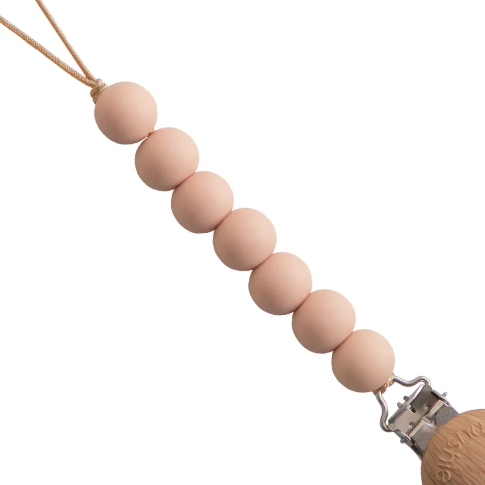 Mushie pacifier chain - Halo