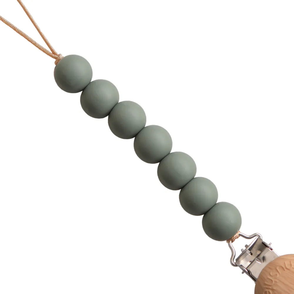 Mushie pacifier chain - Halo