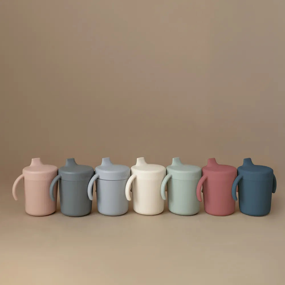 Mushie drinking cup with spout