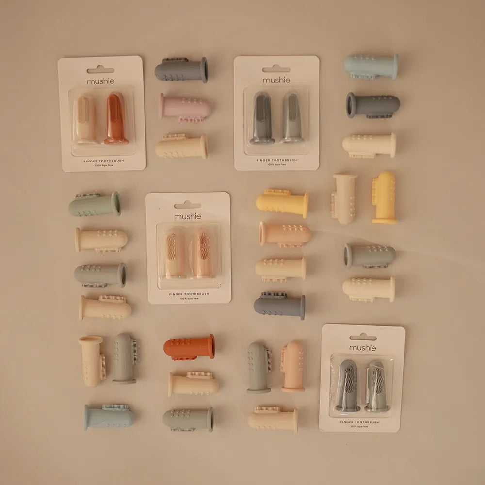 Mushie finger toothbrush - 2-pack