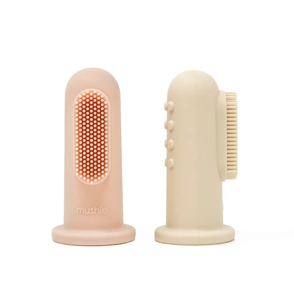 Mushie finger toothbrush - 2-pack