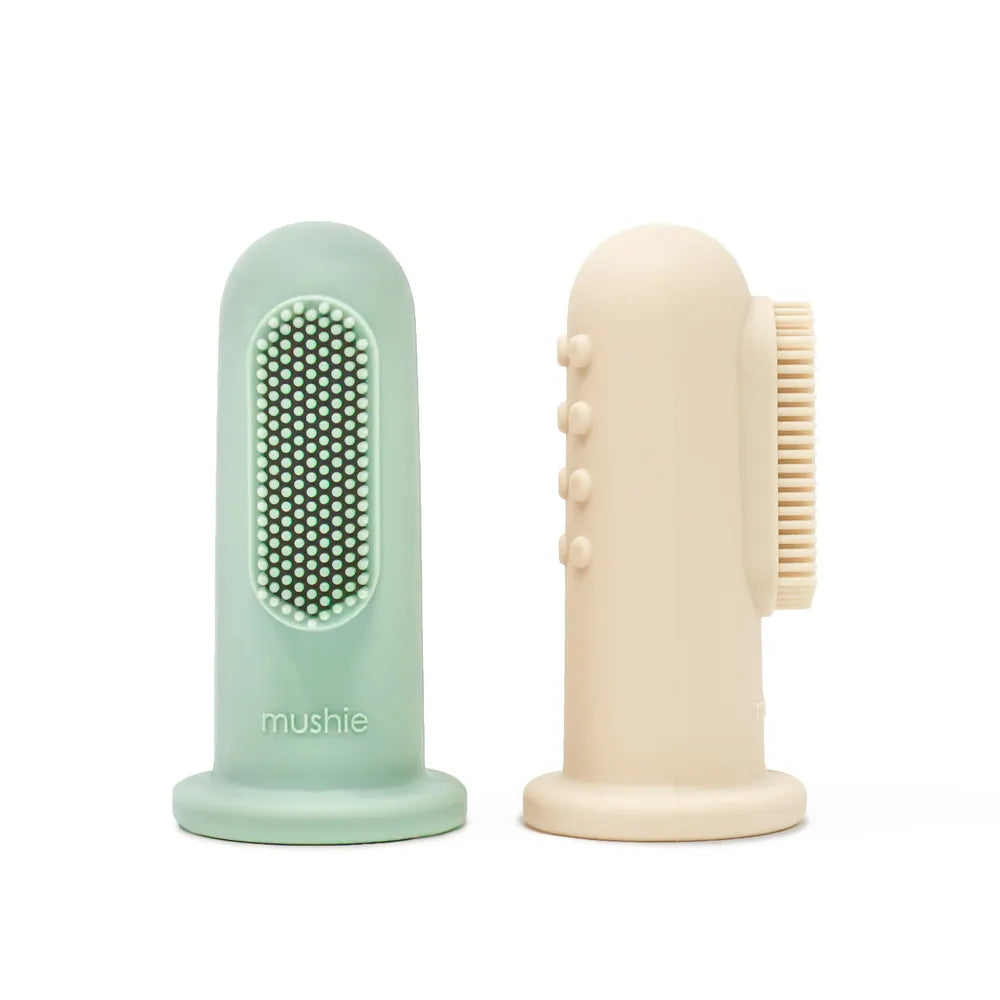 Mushie finger toothbrush - 2-pack