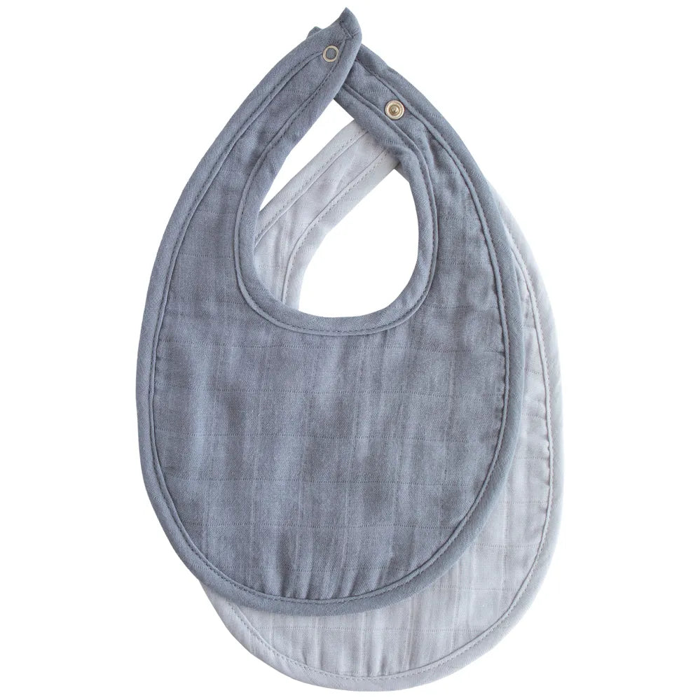 Mushie muslin bib - 2-pack