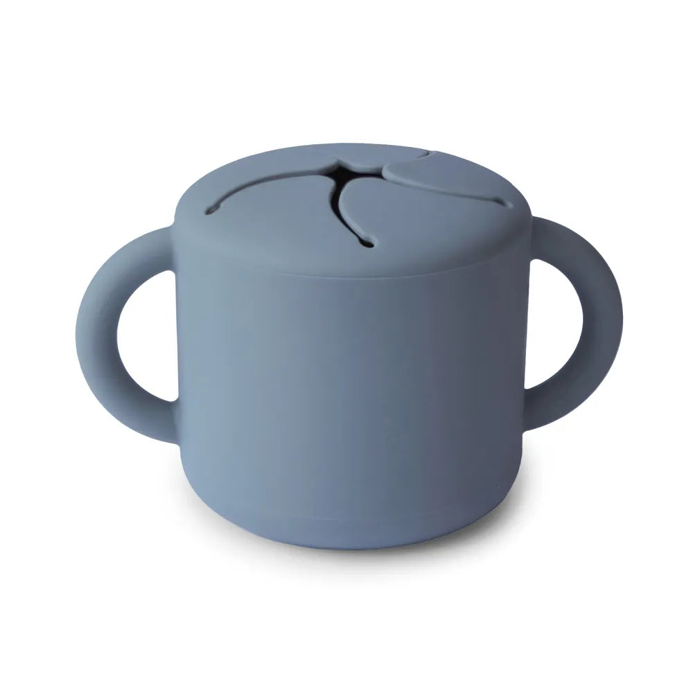 Mushie silicone snack cup