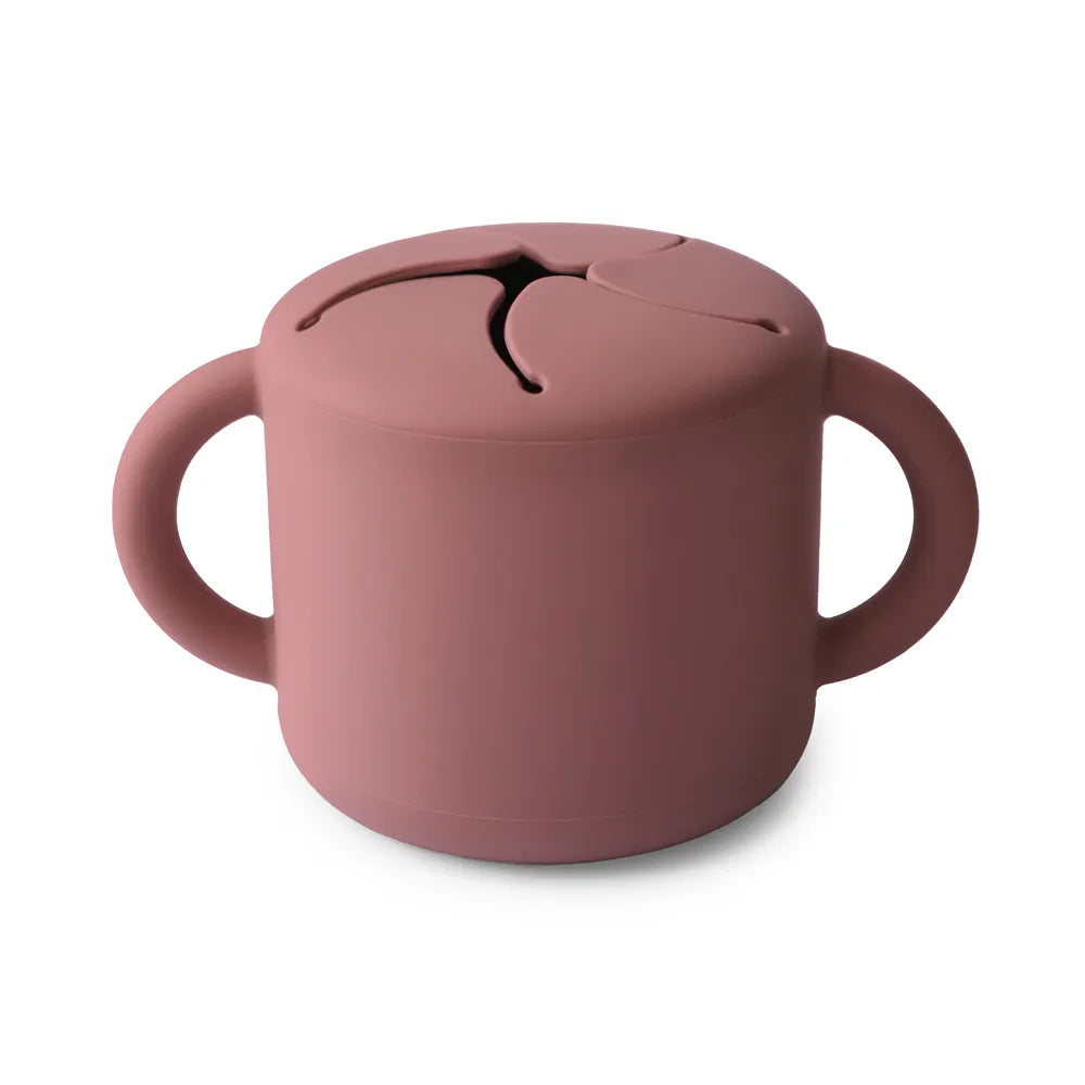 Mushie silicone snack cup
