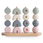 Mushie stacking toys