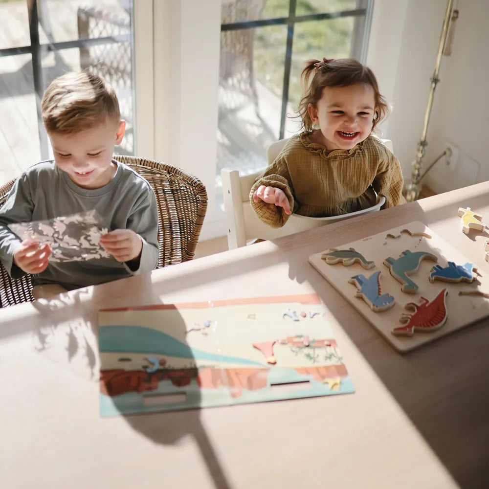 Mushie wooden puzzle