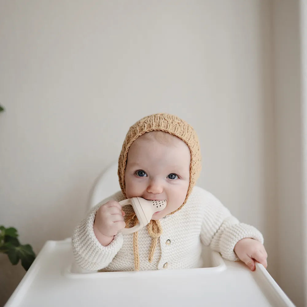 Mushie fruit pacifier - 2-pack