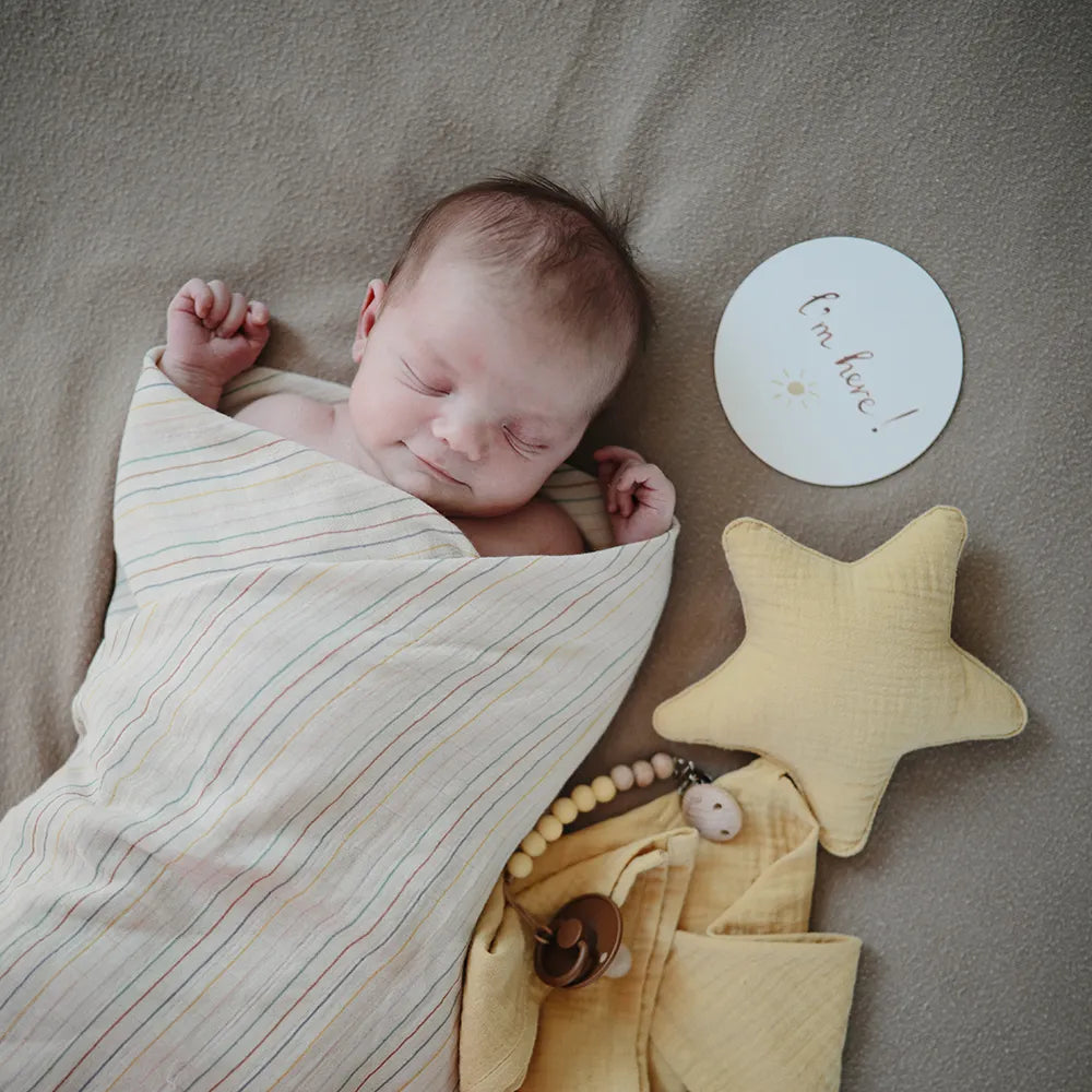 Mushie milestone card