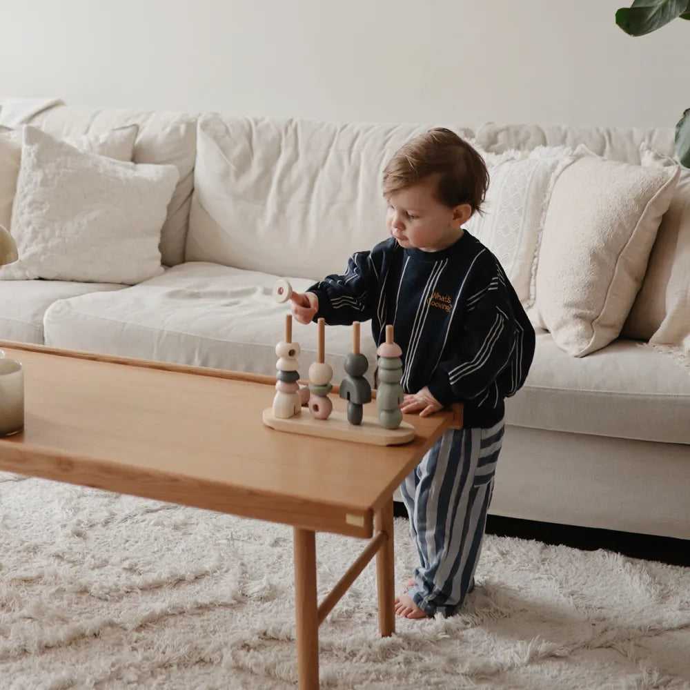 Mushie stacking toys