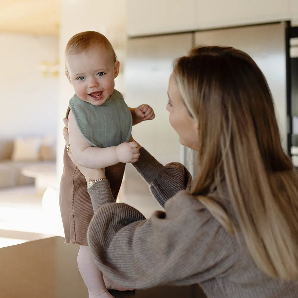 Mushie muslin bib - 2-pack