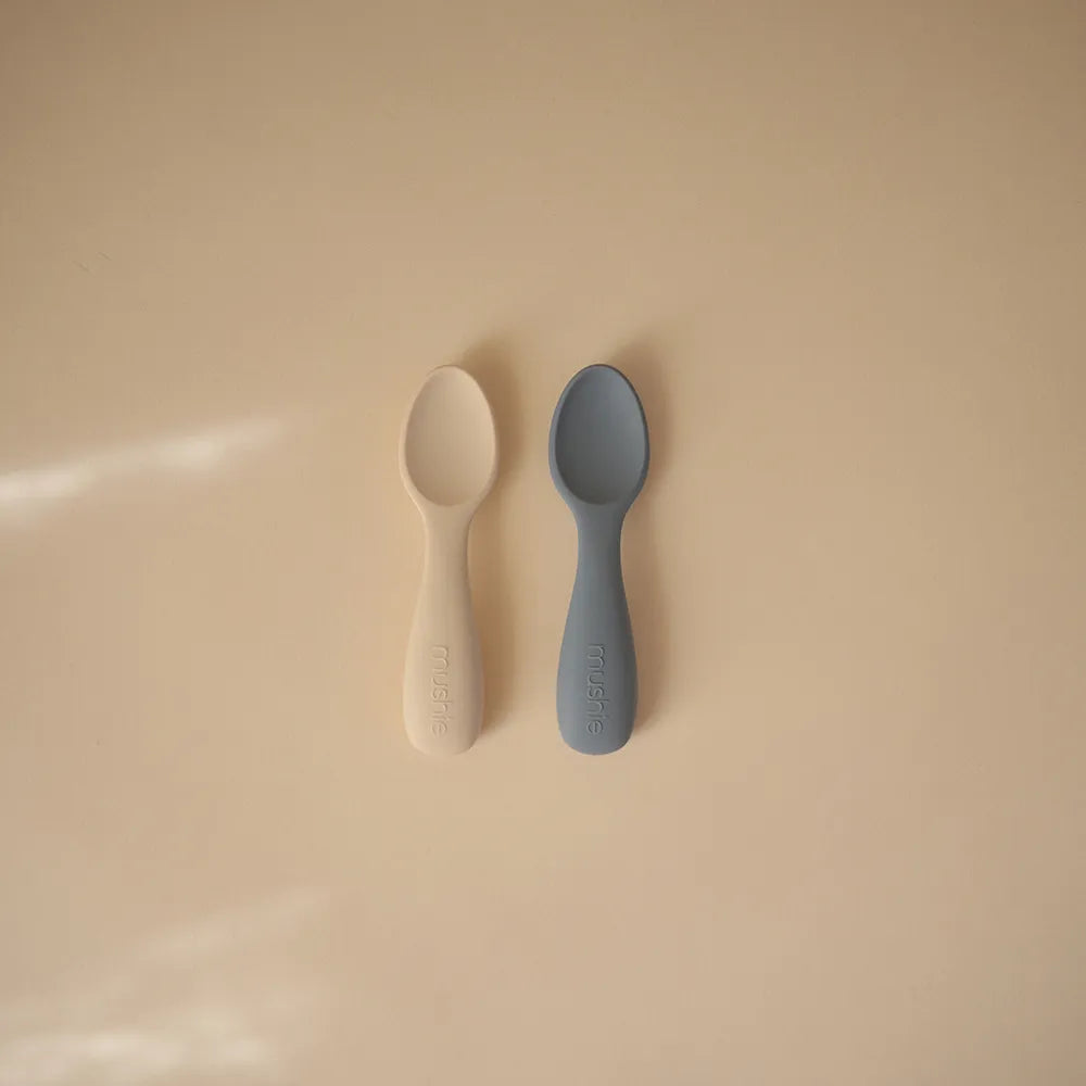 Mushie beginner spoons 2-pack