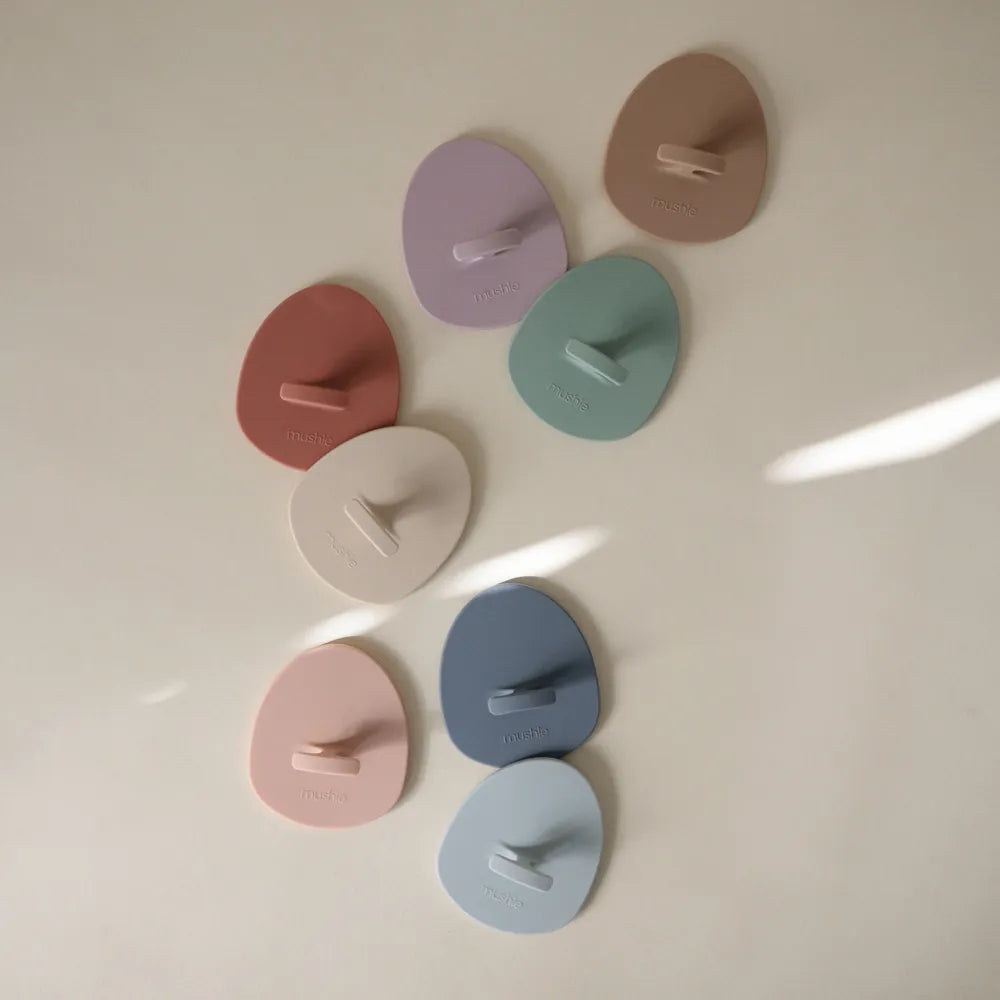 Mushie silicone baby brushes - 2-pack