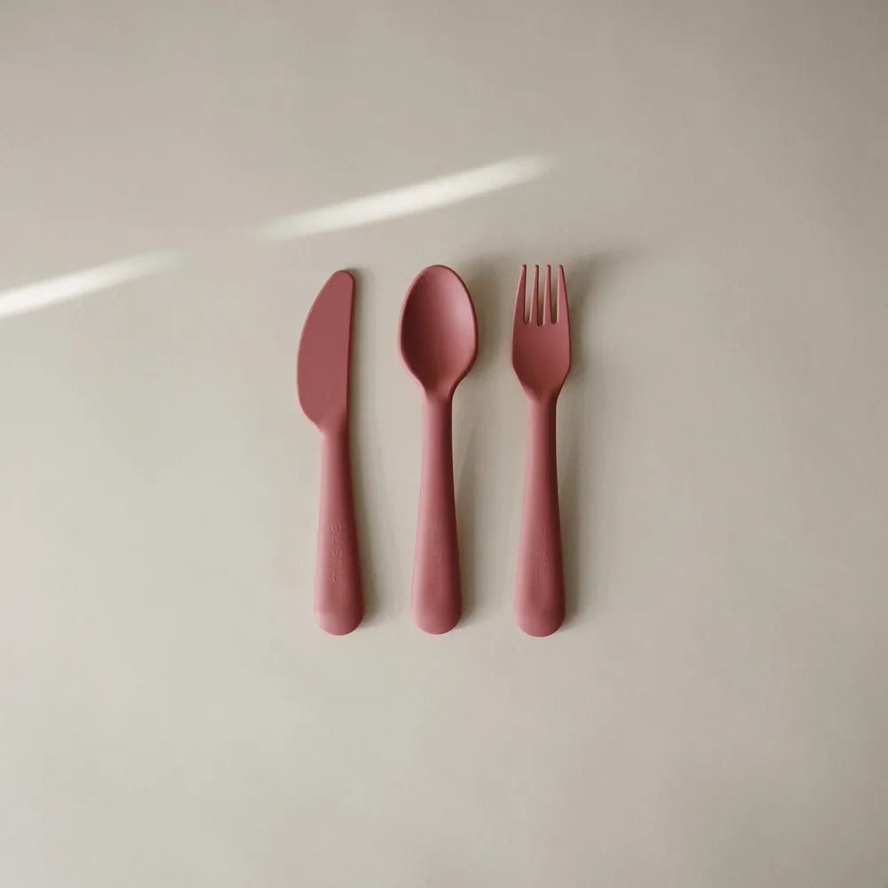 Mushie cutlery set