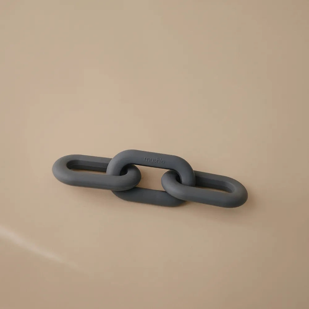 Mushie chain bite ring