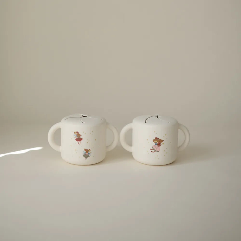 Mushie silicone snack cup