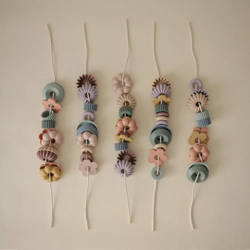 Mushie Bead Lacing Toy Set