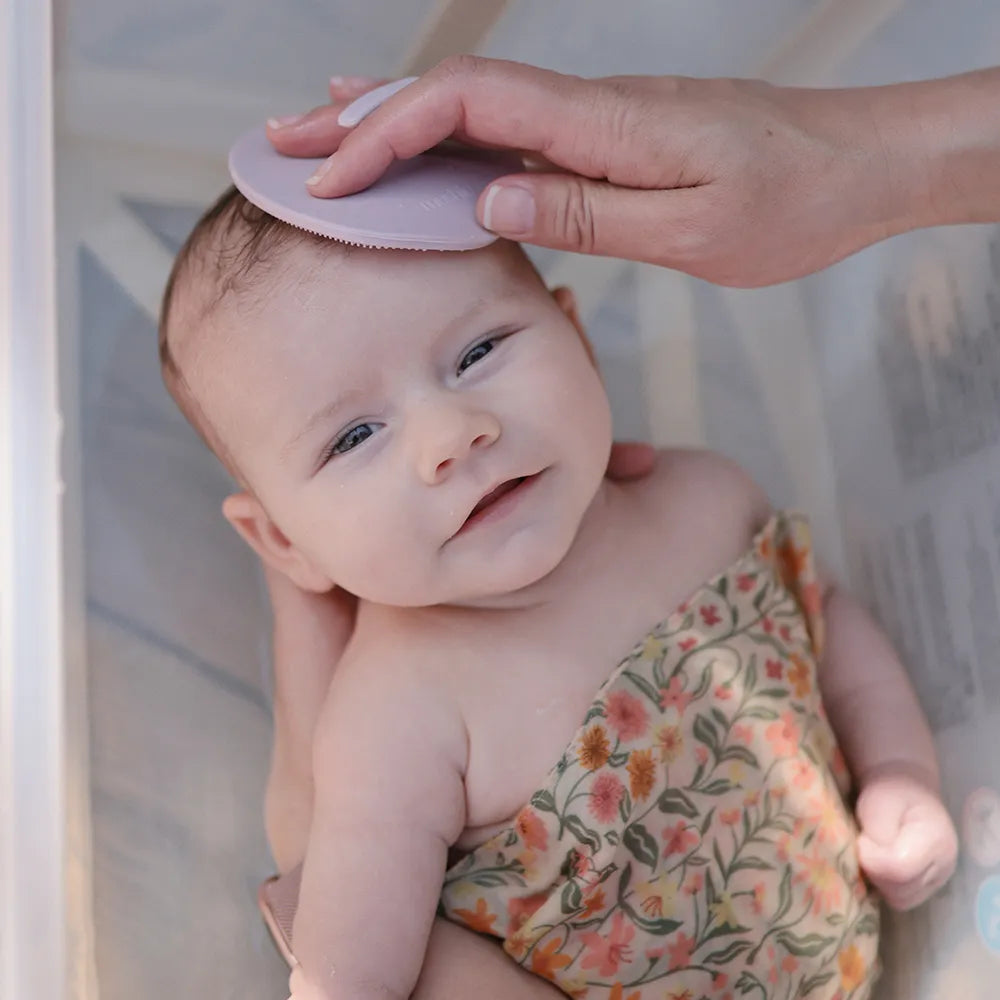 Mushie silicone baby brushes - 2-pack