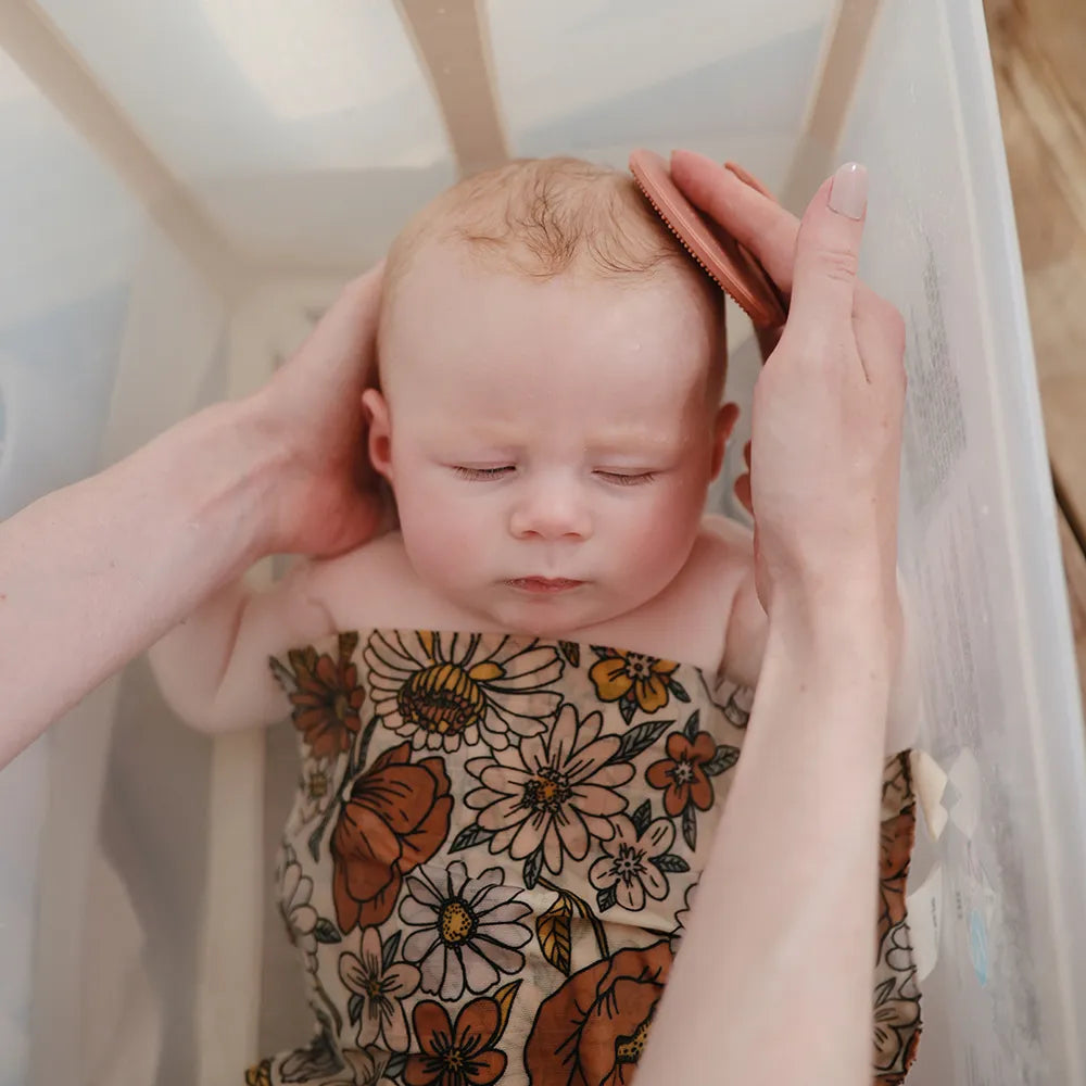 Mushie silicone baby brushes - 2-pack