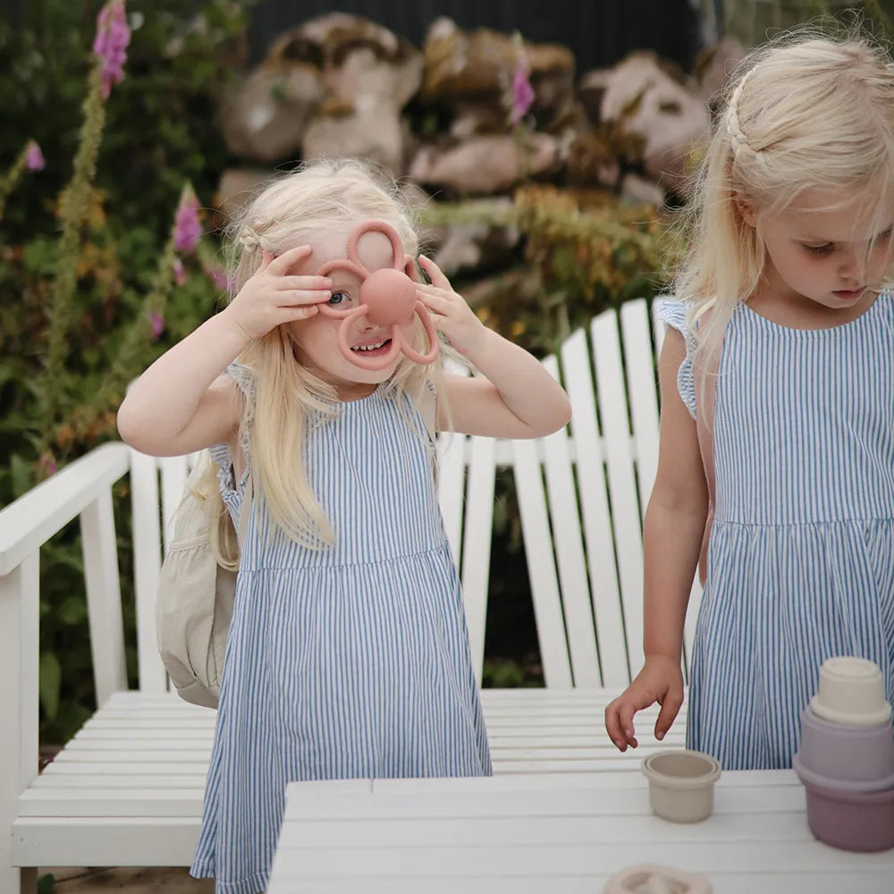 Mushie rattle teether