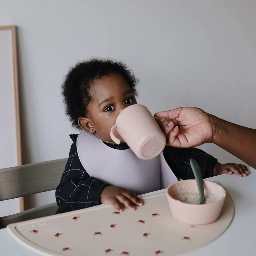 Mushie drinking cup with spout