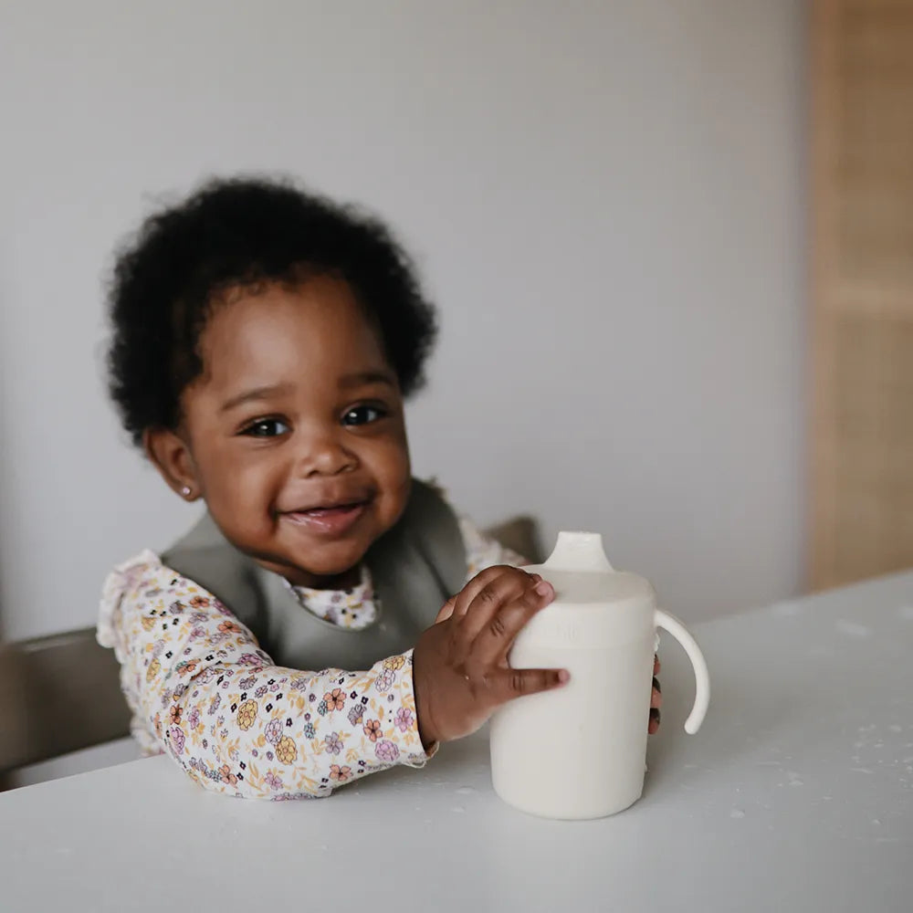 Mushie drinking cup with spout