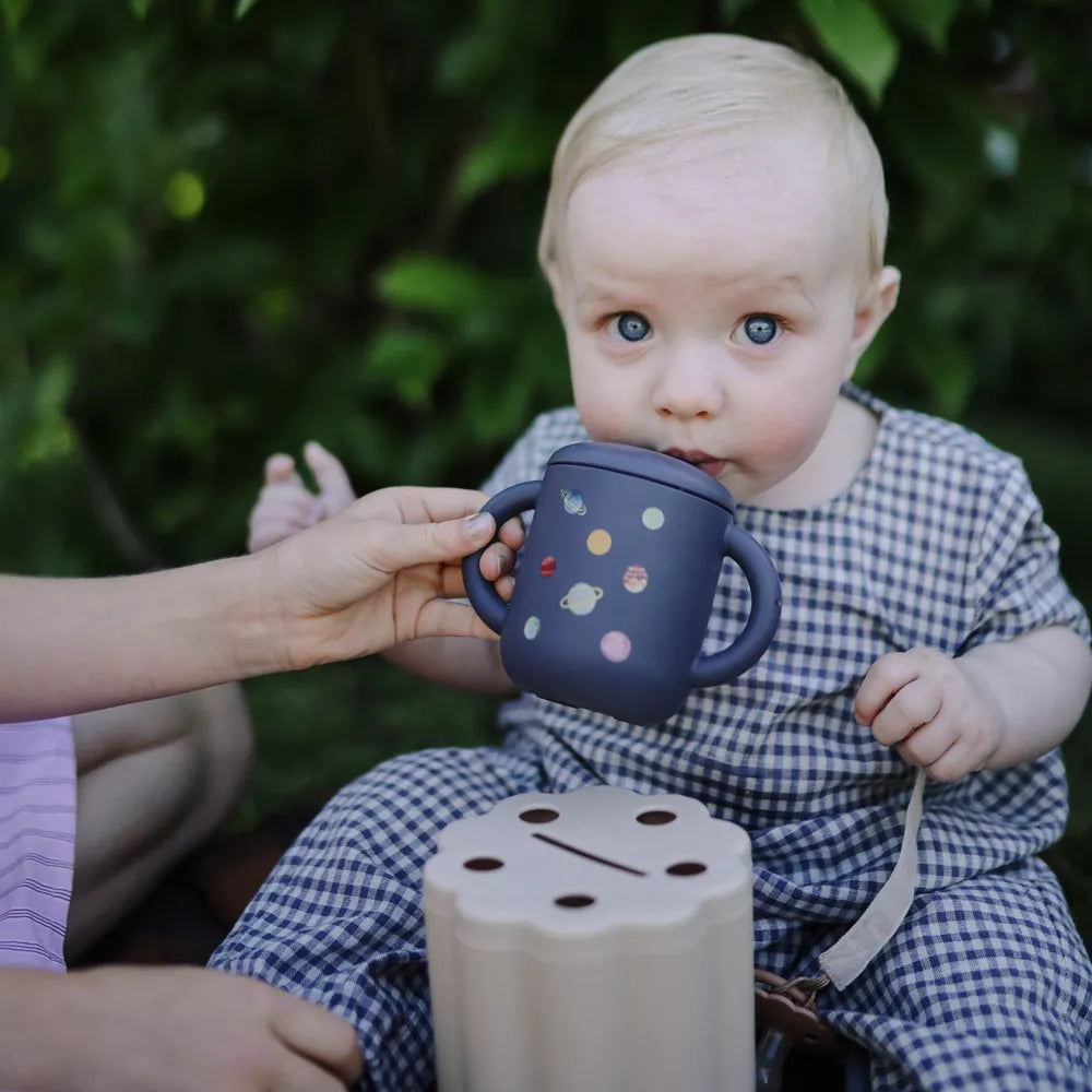 Mushie Training Cup + Straw