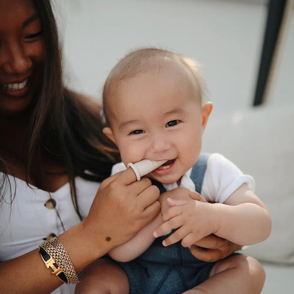 Mushie finger toothbrush - 2-pack