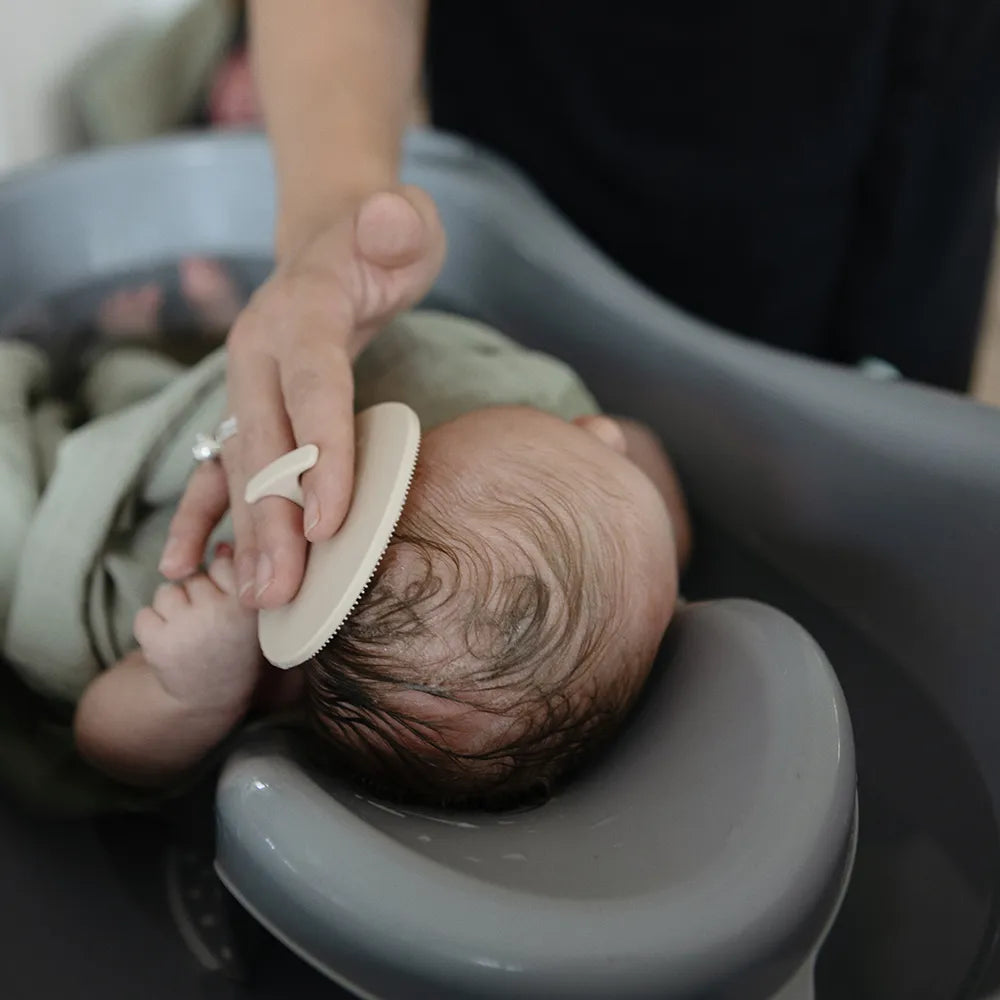 Mushie baby brushes in silicone - 2-pack