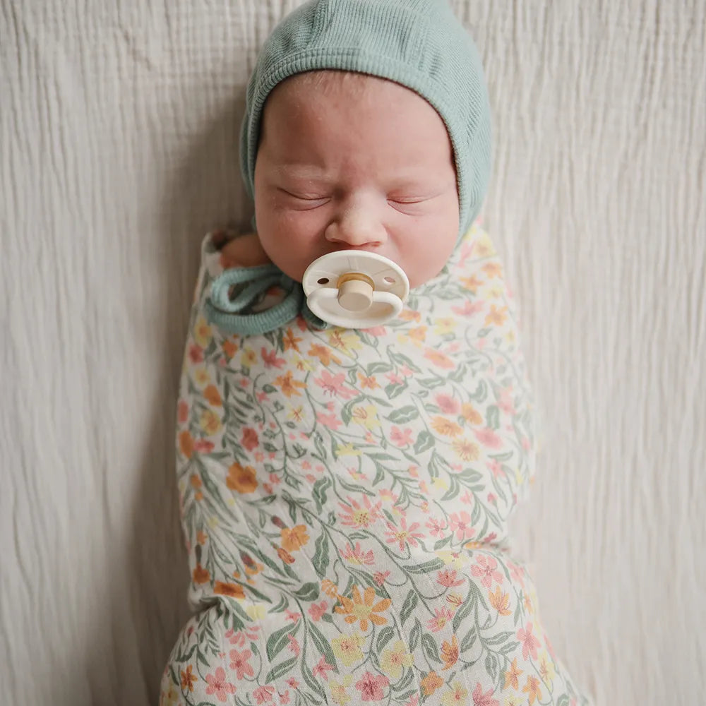 Mushie baby wrap