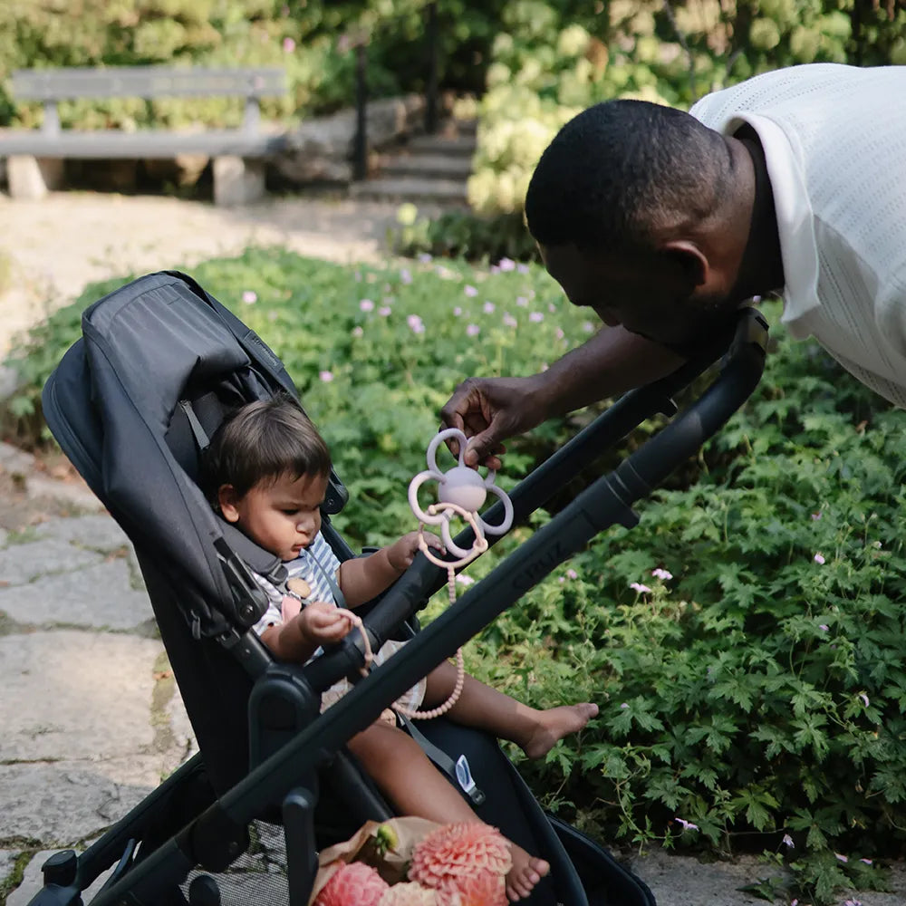 Mushie rattle teether