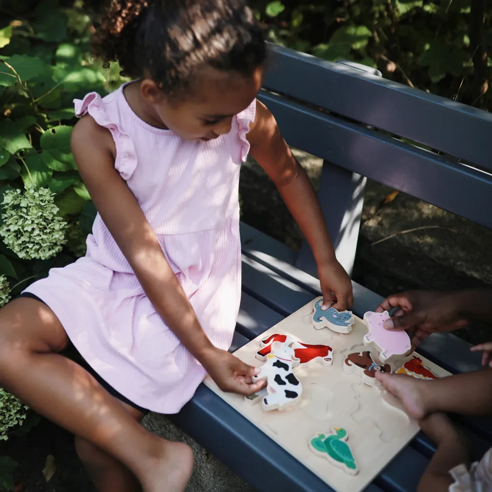 Mushie wooden puzzle