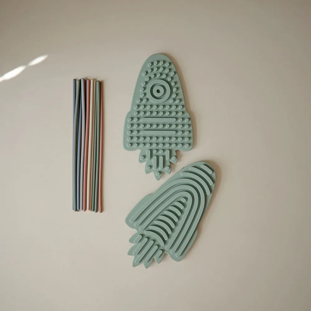 Mushie Silicone Sensory Toy