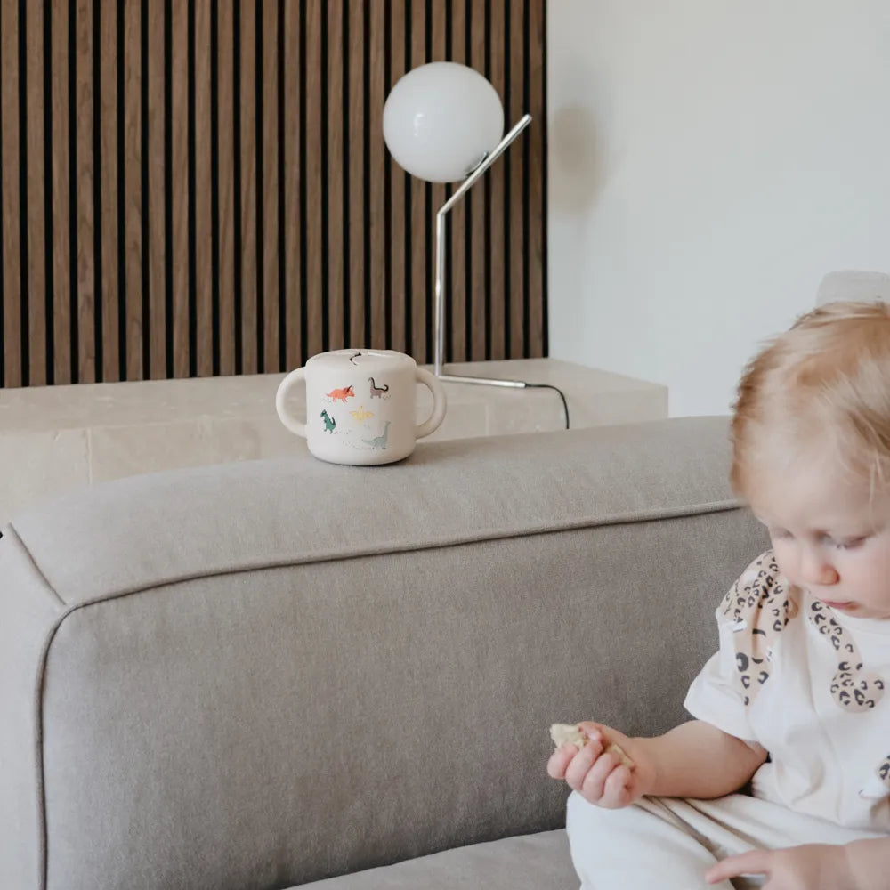 Mushie silicone snack cup