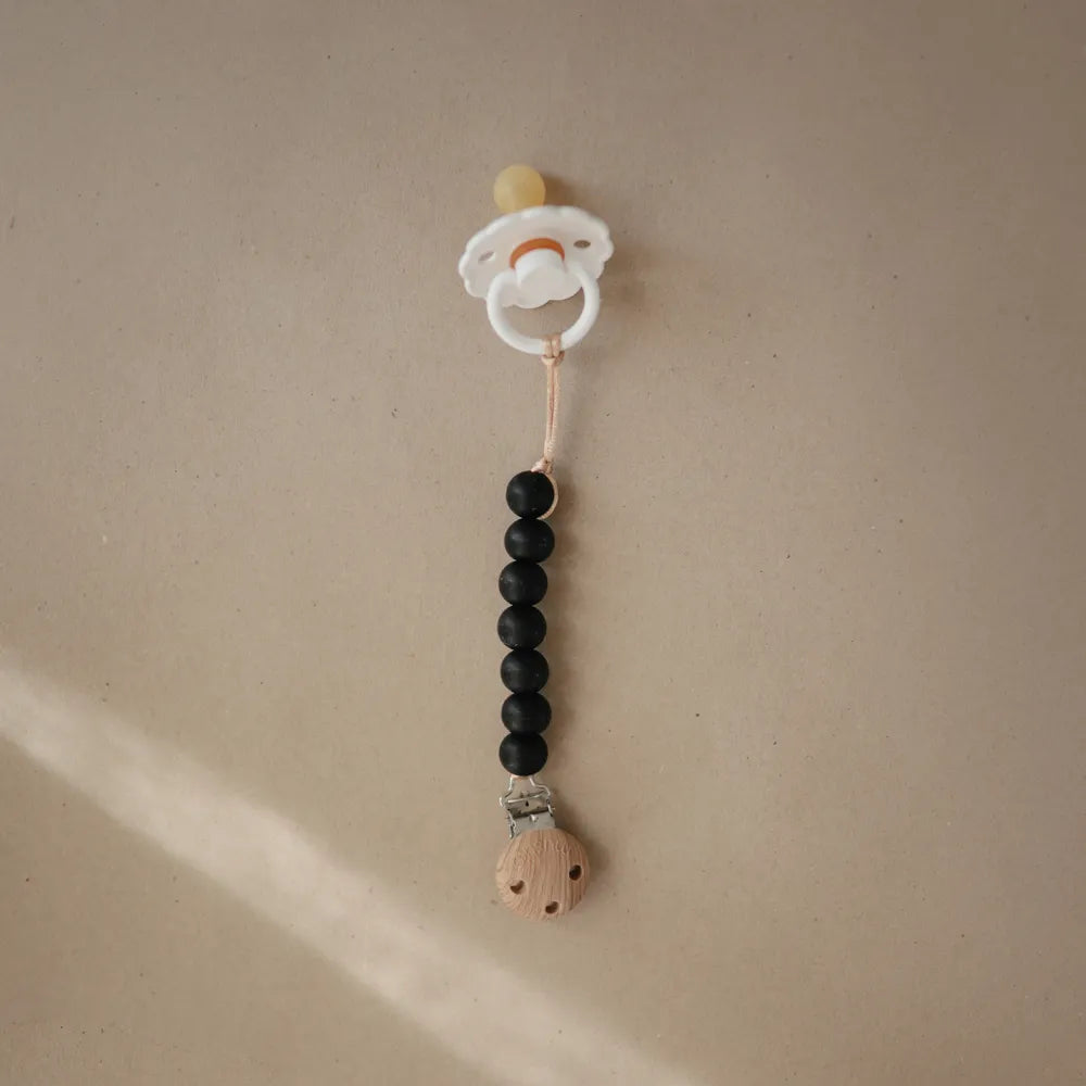 Mushie pacifier chain - Halo