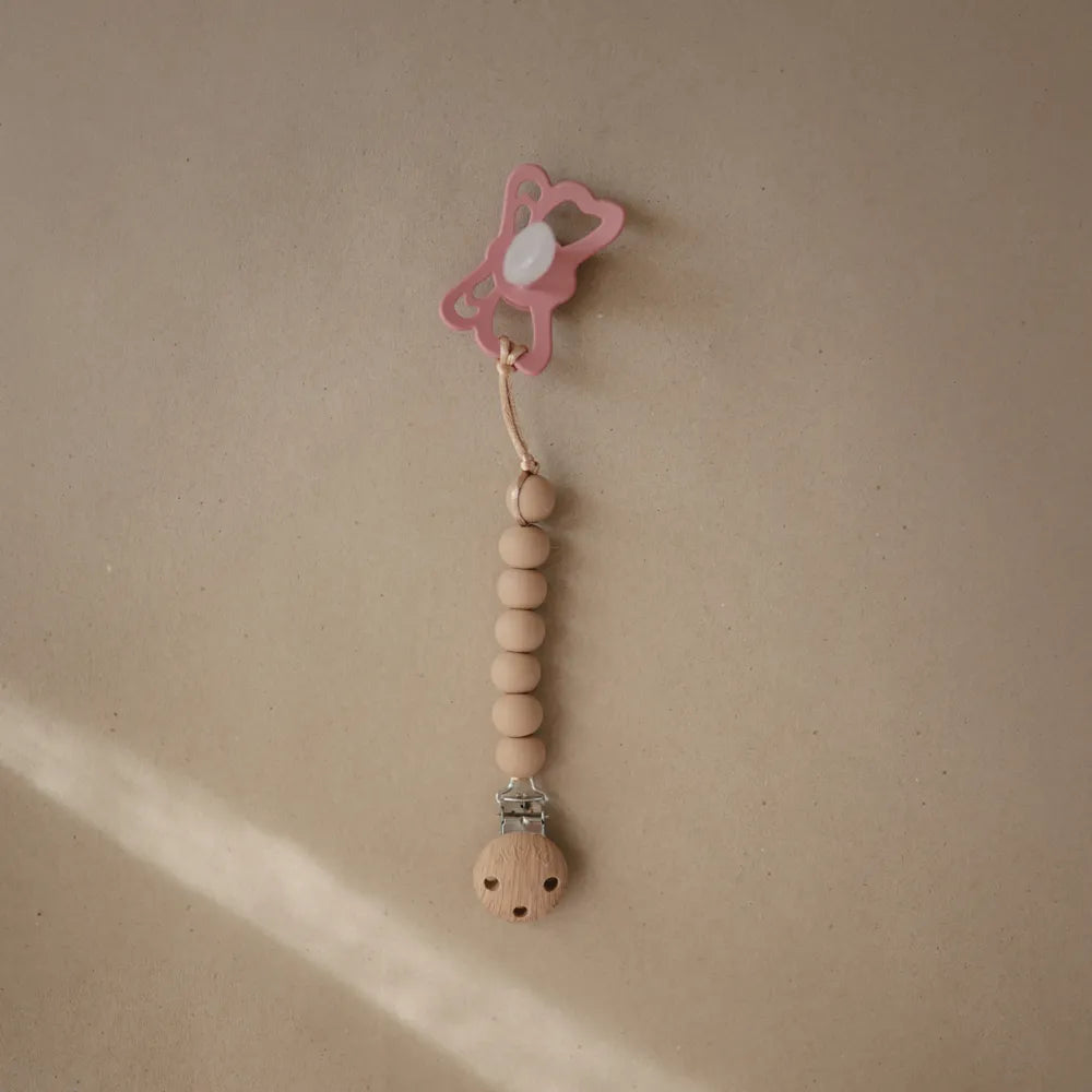 Mushie pacifier chain - Halo