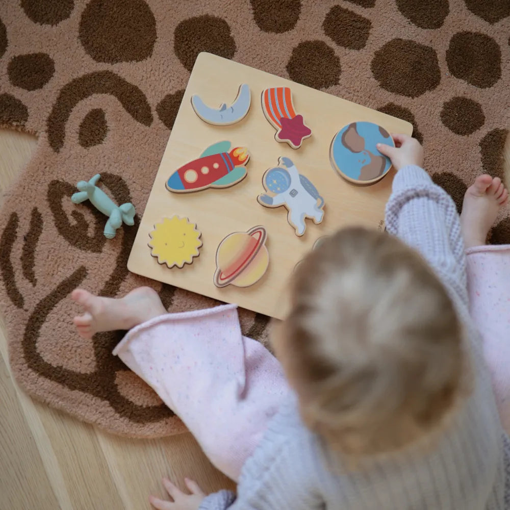 Mushie wooden puzzle