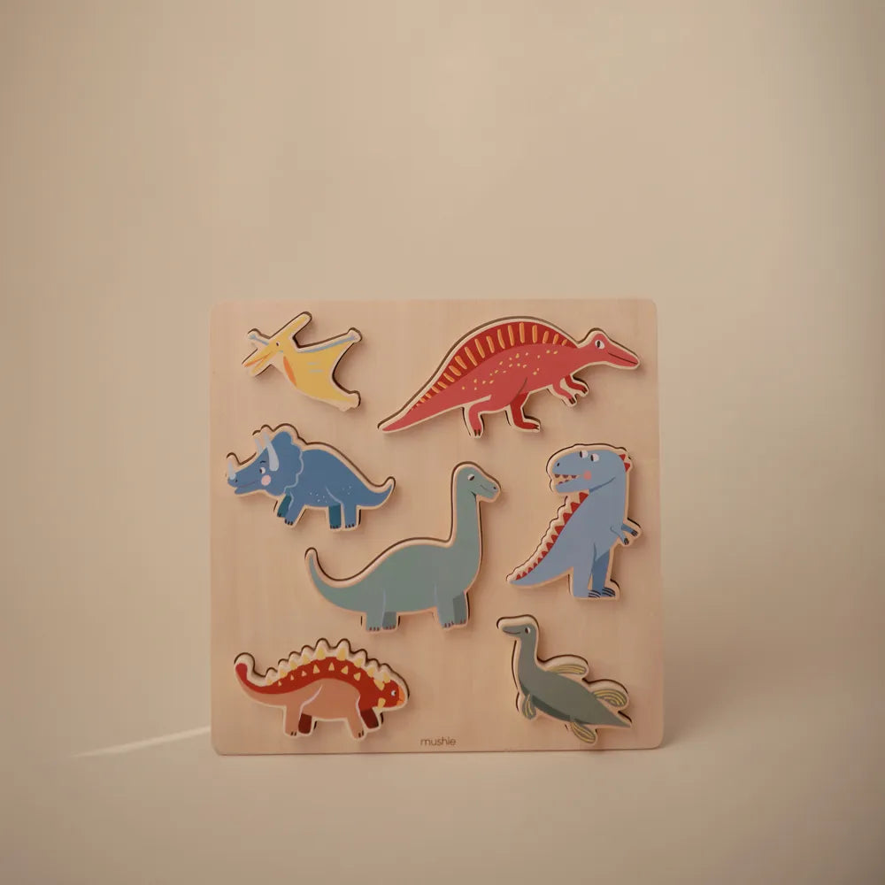 Mushie wooden puzzle