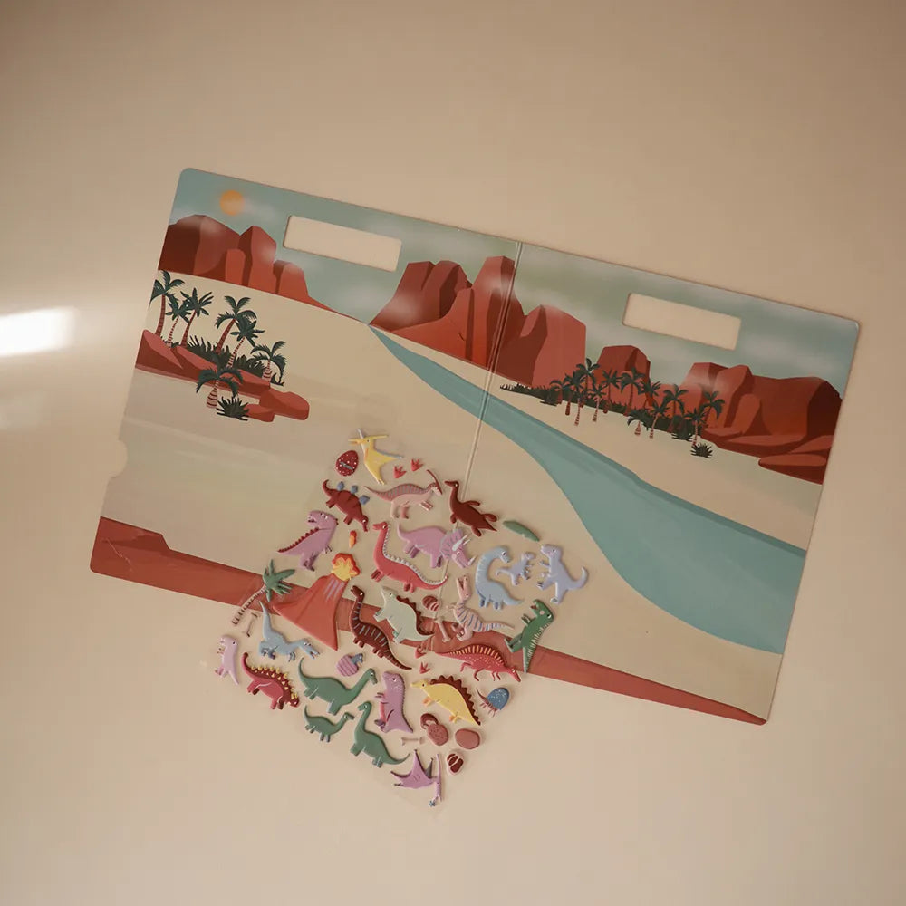 Mushie activity book with stickers