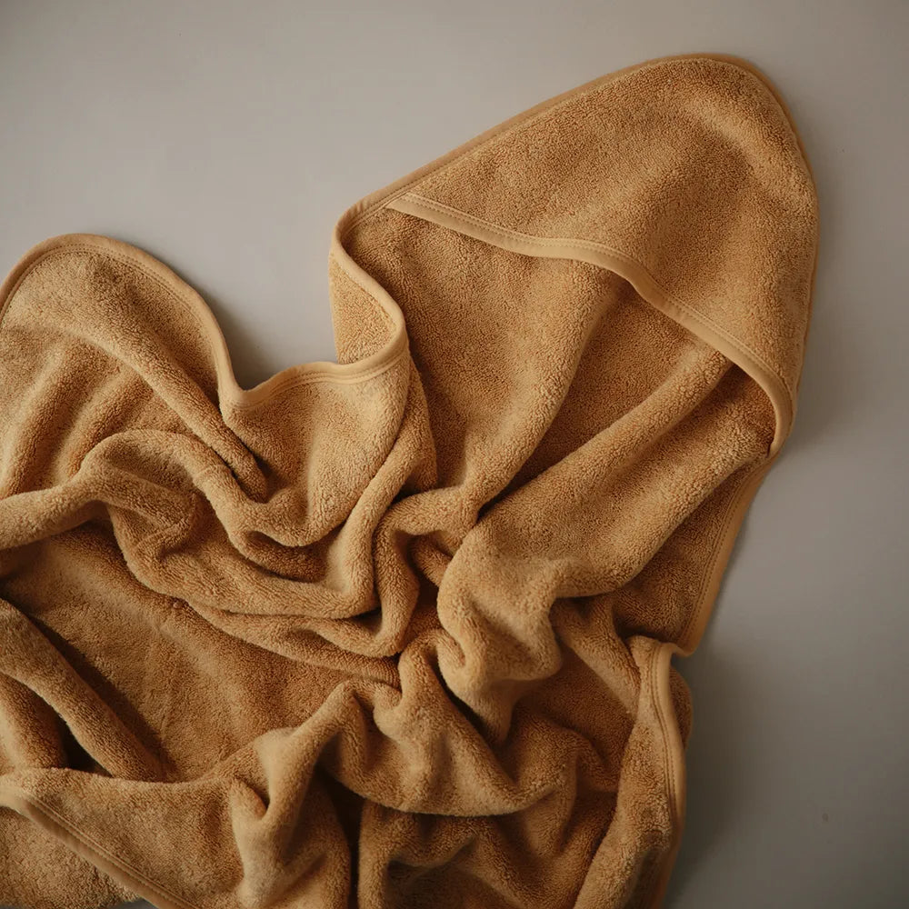 Mushie hooded towel