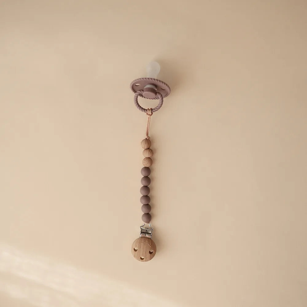 Mushie pacifier chain - Eva