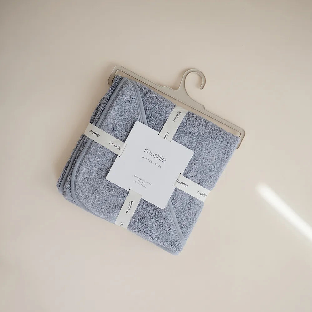 Mushie hooded towel
