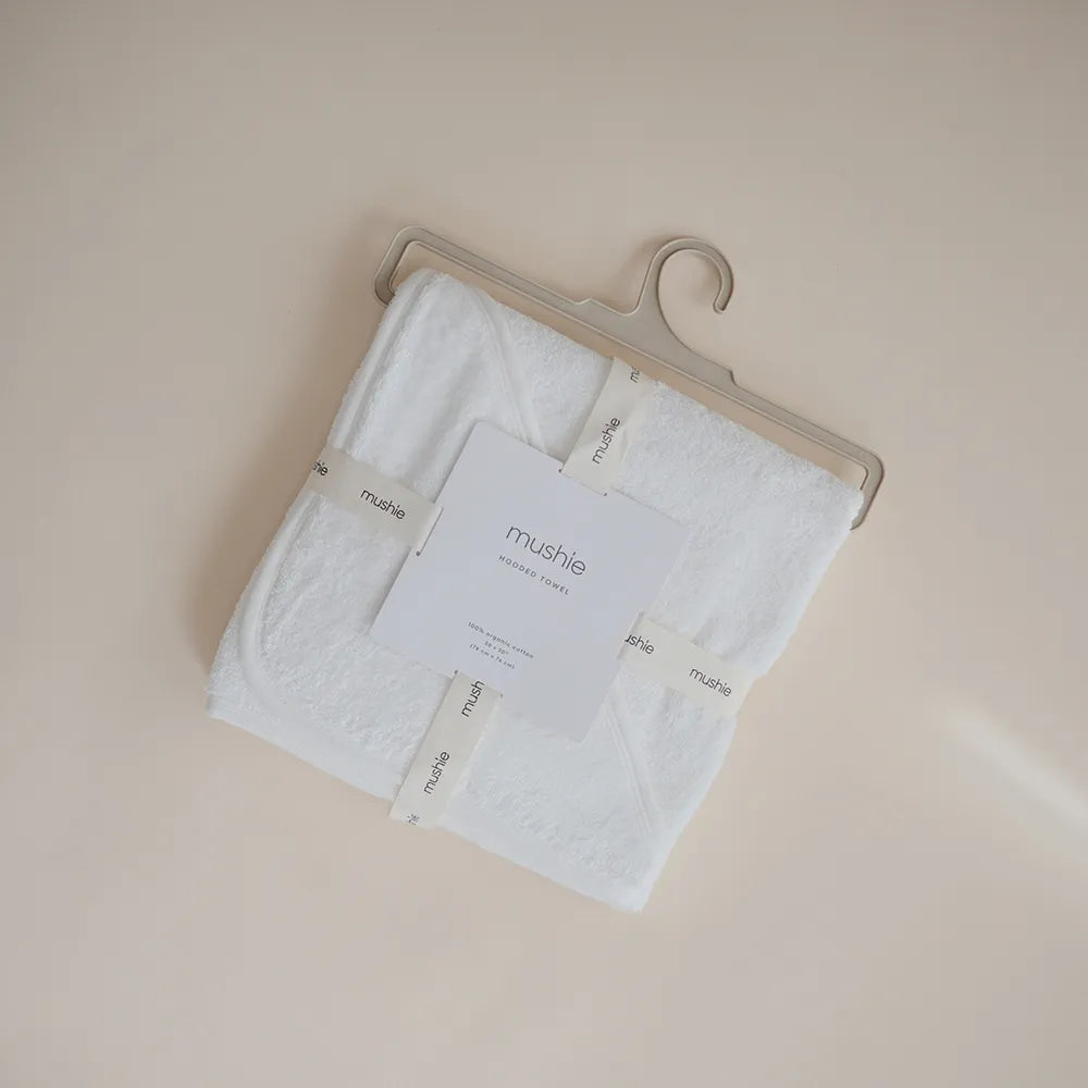 Mushie hooded towel