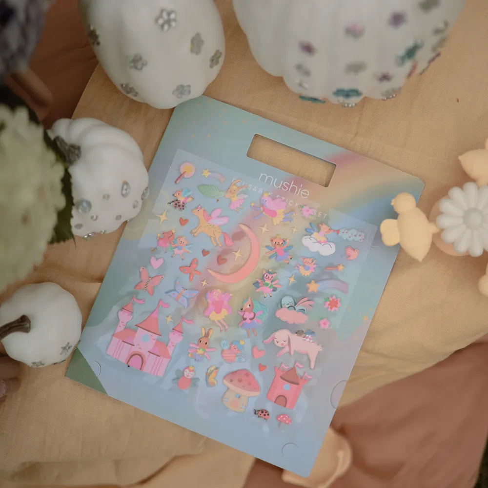 Mushie activity book with stickers